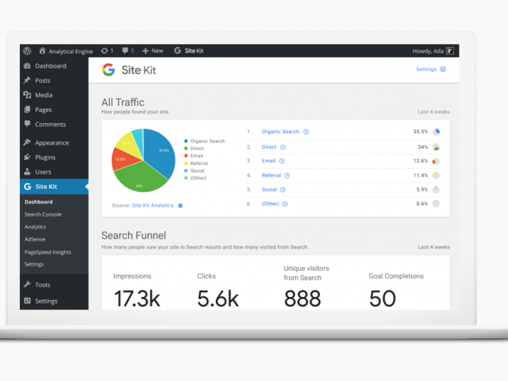 Site Kit : la version bêta du plug-in WordPress de Google