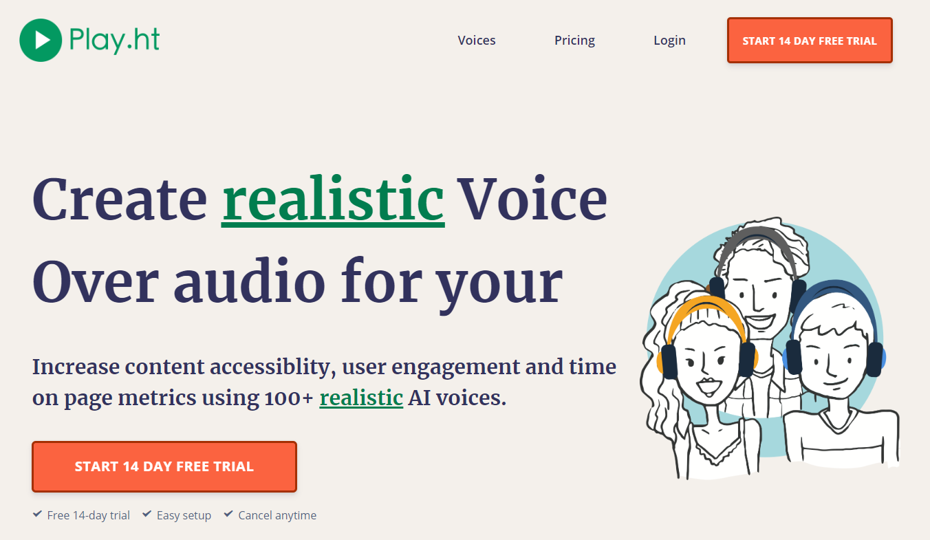 Play.ht : une voie pour vos articles, pratique et efficace !